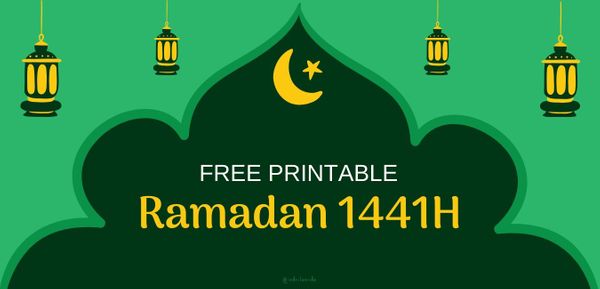 Free Printable Ramadan 1441H/2020